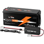 Batterie lithium LiFePO4 12V 200Ah & 12V 20A Lithium Chargeur de batterie (Expédition en Deux Colis) - Litime