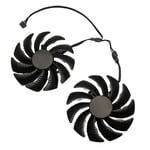 SovelyBoFan 88mm GPU Cooler Card Fan for REDEON AORUS RX580/570 GIGABYTE GV-RX570 AORUS GV-RX580AORUS(2 PCS)