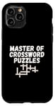 iPhone 11 Pro Puzzle Lover Master of Crossword Puzzles Case