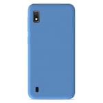 Coque silicone unie Mat Bleu compatible Samsung Galaxy A10 Galaxy M10 - Neuf