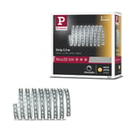 Paulmann 70827 Strips MaxLED 500 incl. 1x16 watts gradable bande Argent barre lumineuse plastique LED 2700 K, Matière, 16 W, 2,5m