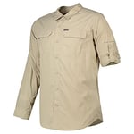 Columbia Silver Ridge 2.0 Long Short Shirt - Fossil, M