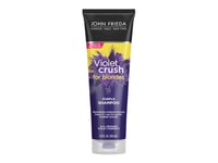 John Frieda Violet Crush, 245 Ml, Schampo, Professionell, Kvinna, Blont Hår, Blond, Silvergrått