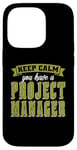 iPhone 14 Pro Keep Calm You Have Management Consultant Project Management Case