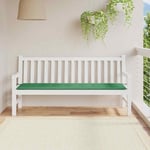 Coussin de banc de jardin vert 180x50x3 cm tissu oxford