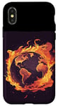 iPhone X/XS Cool World in Flames Costume for Boys and Girls Case