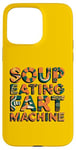 Coque pour iPhone 15 Pro Max Machine à pet à soupe avec citation amusante