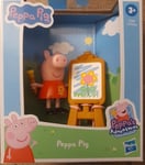 Hasbro Peppa Pig & Friends Adventure Figure Red Dress A Paintbrush Toy Age 3 Yrs