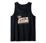 Reindeer in Here Christmas Blizzard Blizz The Season Holiday Tank Top