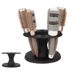 Plastic Round Hair Brush Comb Holder Display Rack Hair Styling Brush Stand S TOU