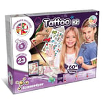 Science4you Temporary Tattoos Kit for Kids 8+ Years - Tattoo Maker Studio for Kids + 8 Experiments: Create 60+ Tattoos for Kids, Educational Gift and Science Kits for Boys and Girls age +8