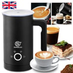 4-in-1 Milk Frother Portable Machine Coffee Latte Cappuccino Auto Shut-Off 500W