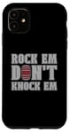 iPhone 11 Rock Em Don't Knock Loves Barrel Horse Riding Barrel Racing Case