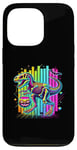 Coque pour iPhone 13 Pro Costume d'Halloween squelette rétro T-Rex Trick or Treat