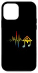 iPhone 12 mini House Music Heartbeat Frequency EDM Lovers DJ Raver Trippy Case