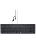 DELL KB525C clavier Bureau USB AZERTY Français Noir