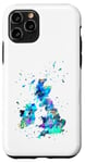 Coque pour iPhone 11 Pro Carte du Royaume-Uni et de l'Irlande