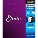 Elixir Acoustic 80/20 Bronze Polyweb® 012-056