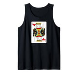 Couple Design for Couples King of Hearts Playing Cards Tank Top