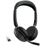 Jabra Evolve2 65 Flex Link380a MS + Ladepad ordinateur Micro-casque