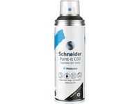 Schneider Schreibgeräte Paint-It 030 Supreme Diy, 200 Ml, Svart, Matt, Sprayburk