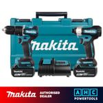 Makita DLX2414ST 18V 2 x 5Ah Combi Drill/Impact Driver Twin Kit Brushless Motor