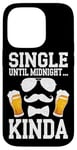 Coque pour iPhone 14 Pro Single Until Midnight... Kinda Bachelor Party Groom