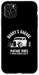 Coque pour iPhone 11 Pro Max Bobby's Garage Hotrod Car Design pour le nom Bobby