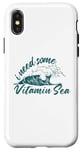 Coque pour iPhone X/XS I Need Some Vitamin Sea Beach Surf