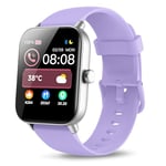 Montre Connectée Femme avec Alexa, 1.8" Montre Smartwatch avec Répondre Appel Moniteur de SpO2 Fréquence Cardiaque Sommeil 100 Sport Podometre Calories Etanche IP68 Montre Femme pour Android iOS