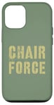 iPhone 12/12 Pro Sarcastic CHAIR FORCE Airman Warrior Proud Military Grunt Case