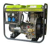Varan Motors - 92601 Groupe électrogène Diesel 5.0kW, 2 x 230V, 1 x 12VDC - Gris