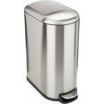 Kitchen Move - Poubelle de cuisine à pédale fuller Argent Acier inoxydable 40 l