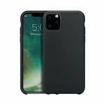 XQISIT Silicone Case for iPhone 11 Pro Max 6.5" Black Soft Touch Cover