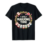 Womens Playing Mahjong With The Girls Tile Game T-Shirt