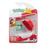 Pokemon Clip 'N' Go: Bulbasaur with Poké Ball - Brand New