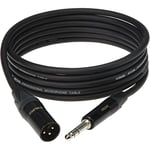 Klotz - Cables XLR/Jack XLR 3p. mâle - Fiche jack 3p. / Neutrik / M1MS*B 10m