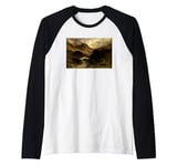 A Canyon by Gustave Dore (1878) Raglan Baseball Tee