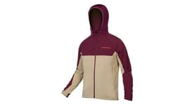 Veste manches longues endura mt500 thermo violet   beige