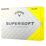 Callaway Supersoft Golfball Gul