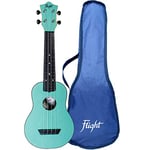 Flight, 4-String Travel Series Soprano Ukulele, Light Blue (TUS-35LB)