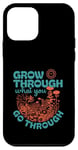 Coque pour iPhone 12 mini T-shirt de cadeau inspirant Grow Through What You Go Through