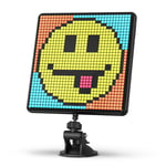 Divoom Pixoo-max Multi-Purposes Digital Photo Frame Bluetooth, 32 X 32 Programmable Pixel Art Led Display, Gaming Accessories, Neon Light for Room Decoration, Window Sign (Black)