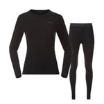 Bergans Allround Merino Underställ Set Dam Svart XS