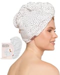 Kitsch Serviette en Microfibre pour Cheveux bouclés à séchage Rapide pour Femme pour Cheveux mouillés | Serviette en Microfibre pour Cheveux | Serviette de séchage pour Cheveux | Serviette de Cheveux