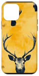 Coque pour iPhone 12 mini Aquarelle jaune ethnique cerf chasse camouflage