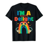 Funny First of all I'm a Fucking Delight Sarcastic Angry Guy T-Shirt