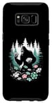 Coque pour Galaxy S8 Bigfoot Poker - Jeu de cartes amusant Sasquatch Lover