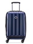 DELSEY Paris Helium Aero Hardside Expandable Luggage with Spinner Wheels, Blue Cobalt, Carry-On 19 Inch