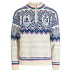 Dale of norway vm trondheim M sweater (herre) - offwhite indigo orchid  - M - Naturkompaniet